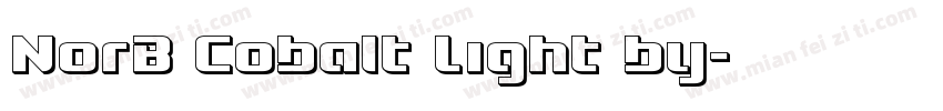 NorB Cobalt Light by字体转换
